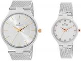 Escort Analog Silver Dial Unisex's Watch E 2700 7248 SM_1