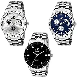 Analogue Black Dial Men's Watch Combo 109 Espoir Bah