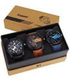 Espoir Analogue Black Dial Men's Watch Combo Harry KrantiBlue Thor