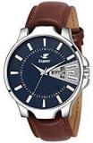 Espoir Analogue Blue Dial Day And Date Men's Boy's Watch InfiDex0507