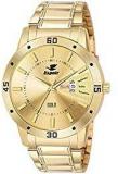 Espoir Analogue Gold Plated 18K Day and Date Golden Dial Men's Watch Latest Gold 0507