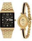 Espoir Analogue Multicolor Dial Men's & Women's Combo Watch 1918 Sakshi