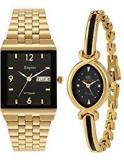 Espoir Analogue Multicolor Dial Men's & Women's Combo Watch 1918 Shruti