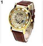 EVANA Unisex Watch Watches Gold Hollow N__