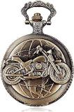 Exciting Lives Vintage Motorbike Pocket Watch Keychain Gift For Birthday, Anniversary, Valentines Day, For Valentine, Christmas Day For Brother, Boyfriend, Friend Keyring