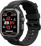 Fastrack Active Pro Rugged Smartwatch with 1.85 inch AMOLED Display with AOD|SingleSync BT Calling|Functional Crown|100+ Sports Modes|AI Coach|Auto Sport Recognition|AI Voice Assistant|24x7 Health Suite