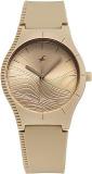 Fastrack Analog Beige Dial Girl's Watch 68022PP09W