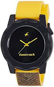 Fastrack Analog Black Dial Men's Watch 38022PP06