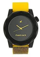 Fastrack Analog Black Dial Men's Watch NG38022PP06W / NG38022PP06W