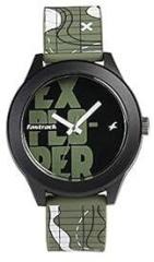 Fastrack Analog Black Dial Unisex Adult Watch 38003PP17