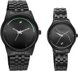 Fastrack Analog Black Dial Unisex's Casual Watch