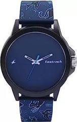 Fastrack Analog Blue Dial Unisex Adult Watch 38024PP55