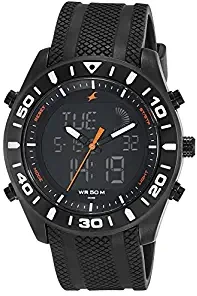 Analog Digital Black Dial Men's Watch NK38034NP01