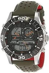 Fastrack Analog Digital Black Dial Men's Watch NL38035SL03/NN38035SL03