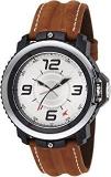 Fastrack Analog Grey/Silver Dial With Brown Belt Men's Watch NM38017PL02/NN38017PL02