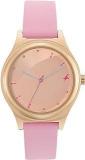 Fastrack Analog Rose Gold Dial Women's Casual Watch