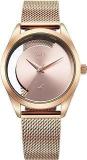 Fastrack Analog Rose Gold Dial Women's Watch FV60031WM01W