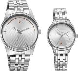 Fastrack Analog Silver Dial Unisex's Casual Watch