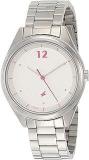 Fastrack Analog Silver Dial Women's Watch 6215SM01/NP6215SM01