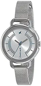 Analog Silver Dial Women's Watch NL6123SM02