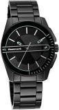 Fastrack Analog Watch For Men| With Stainless Strap| Round Dial Watch| Water Resistant Watch| High Quality Watch Range| Black Color Watch