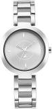 Fastrack Analog Watch For Women| Silver Color Watch| With Stainless Steel Strap| Round Dial Watch| Elegant Watch Design| Water Resistant Watch