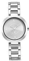 Fastrack Analog Watch for Women| Silver Color Watch| with Stainless Steel Strap| Round Dial Watch| Elegant Watch Design| Water Resistant Watch