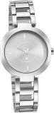 Fastrack Analog Watch For Women| Silver Color Watch| With Stainless Steel Strap| Round Dial Watch| High Quality Watch| Elegant Watch Design| Water Resistant Watch