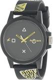 Fastrack Arcade Quartz Analog Black Dial Silicone Strap Unisex Watch NR68012PP05