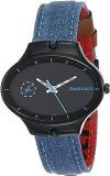 Fastrack Black Dial Blue Band Analog Fabric Watch For Women NP6185NL01