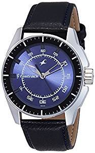 Fastrack Black Magic Analog Blue Dial Men's Watch NE3089SL01