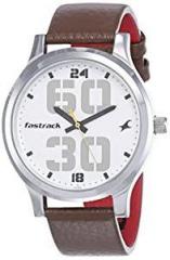 Fastrack Bold Analog White Dial Men's Watch NL38051SL06/NP38051SL06