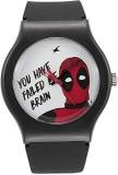 Fastrack Deadpool Quartz Analog Bicolour Dial Silicone Strap Unisex Black Watch NS9915PP81