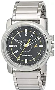 Fastrack Economy Analog Black Dial Men's Watch NM3039SM02 / NL3039SM02