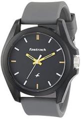 Fastrack Fastfit Quartz Analog Grey Dial Silicone Strap Unisex Watch NS68011PP08