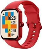 Fastrack Fastrack Reflex Vox Rectangle Unisex Smart Watch Activity Tracker Full Touch, Color Display, Heart Rate Monitor, Silicone Strap And Up To 10 Days Battery Life 38072AP04 Flaming Red