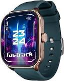 Fastrack FS1 Pro Smartwatch|1.96 Inch Super AMOLED Arched Display With High Resolution Of 410X502|Singlesync BT Calling|Nitrofast Charging|110+ Sports Modes|200+ Watchfaces, Teal