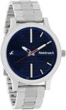 Fastrack Fundamentals Analog Stainless Steel Blue Dial Silver Band Men's Watch NN38051SM03/NR38051SM03