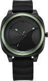 Fastrack Hype All Black Quartz Analog Black Dial with Black Silicone Strap Watch for Unisex