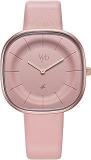 Fastrack Leather Analog Rose Gold Dial Women Watch Fv60038Wl01W, Rose Gold Band