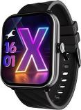 Fastrack Limitless X|Large 1.91 Inch Hd Display|700 Nits Brightness|Singlesync Bt Calling|Advanced Chipset|100+ Sports Modes & Watchfaces|Auto Stress Monitor|24X7 Hrm| Ip68 Smartwatch, Black