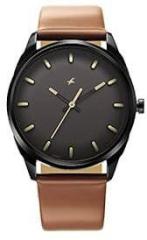 Fastrack Men Leather Analog Brown Dial Watch 3273Nl03/3273Nl03, Band Color Brown