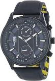 Fastrack Men Leather Fastfit Analog Black Dial Watch 3224Nl01/Nr3224Nl01, Band Color Black