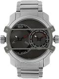 Fastrack Men Stainless Steel Midnight Party Analog Grey Dial Watch Nl3098Sm01/Nr3098Sm01, Band Color Silver