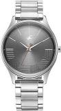 Fastrack Mens Stunners Quartz Analog Grey Dial Metal Strap Watch For Guys NR3291SM01