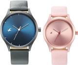 Fastrack Mixmatched Couple Watches With Blue And Pink Dial 6803168033AL02P