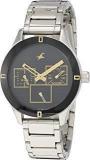 Fastrack Monochrome Analog Black Dial Women's Watch NK6078SM09