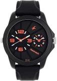 Fastrack Quartz Analog Black Dial Silicone Strap Watch For Men NR38042PP01