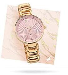 Fastrack Ruffles Analog Pink Dial Women's Watch 6216WM01