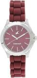 Fastrack S Analog Watch For Women| Red Colour Watch| With Silicone Strap| Round Dial Watch| High Quality Watch| Elegant Watch Design| Water Resistant Watch